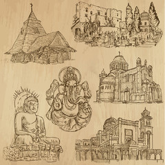 Poster - Religious no.8 - Vector pack, hand drawings