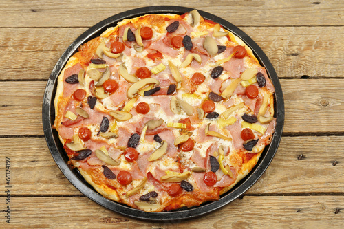 Fotoboard na płycie Pizza domowej roboty