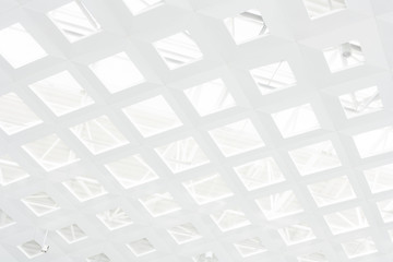 Canvas Print - ceiling of modern building