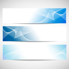 Poster - Web headers, set of vector banners