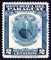 Postage stamp Paraguay 1948 Juan Sinforiano Bogarin, Archbishop