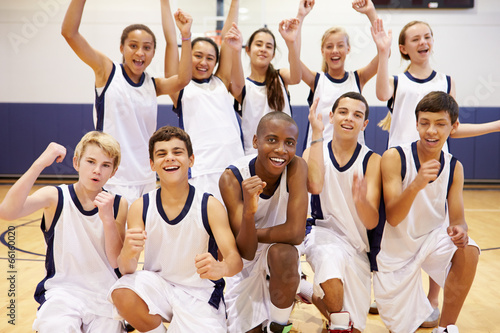 Mata magnetyczna Portret High School Sports Team W Gym