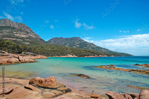Plakat na papierze fotorealistycznym Wybrzeże tasmańskie, Australia Tasmania