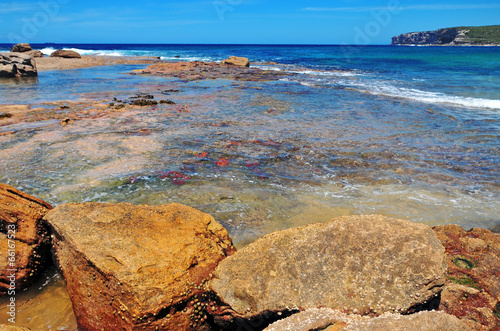 Plakat na papierze fotorealistycznym Zdalna plaża w pobliżu Sydney Australia