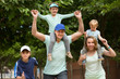 © JackF - Parents with kids outdoor