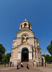 Nativity of Christ Cathedral (1884) in Riga, Latvia