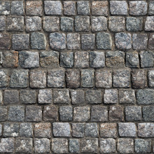 Gray Old Stone Road Surface -Seamless Texture.
