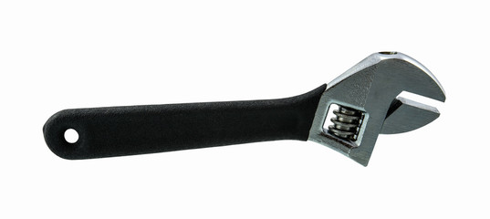 adjustable wrench with rubber grip