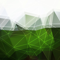 Sticker - Green abstract background