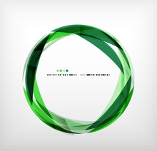 Green Ring - Business Abstract Bubble