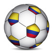 Columbia soccer ball, vector