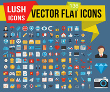 Lush Icons - Vector Flat Icons