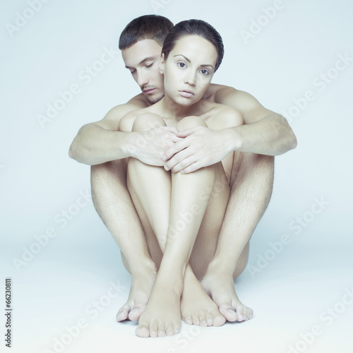 Jeune couple sensuel Poster Mural XXL