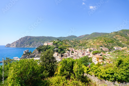 Obraz w ramie Village of Monterosso al Mare in Cinqueterre, Italy