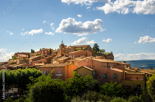 Obraz na płótnie canvas Widok z roussillon, Francja