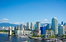 Beautiful View Of Vancouver, British Columbia, Canada