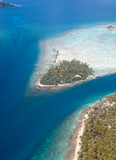 Fototapeta Na sufit - Islands in the ocean. Aerial view.