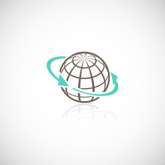 Sticker - Global network concept