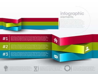 Wall Mural - business infographic vector background.