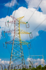 Poster - High voltage towers