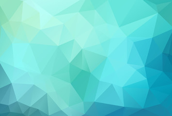 blue background with triangles