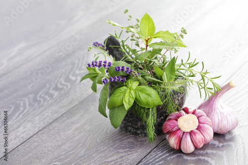 Naklejka nad blat kuchenny herbs