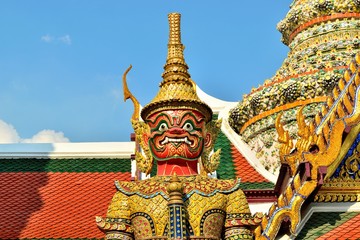 Wall Mural - Wat Phra Kaeo, Bangkok, Thailand