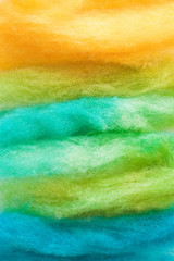 colorful wool