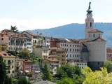 Fototapeta  - Belluno Church Town Italy