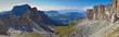 Panorama der Dolomiten in Italien
