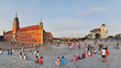 Royal Castle in Warsaw, Poland -Stitched Panorama