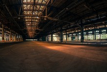 Dark Industrial Interior