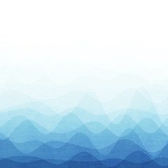 Wall Mural - Abstract blue wave background