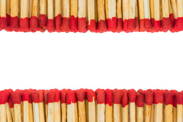 Matchstick isolated on white background