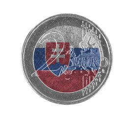 Wall Mural - Euro coin, 2 euro