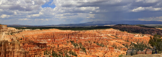 Wall Mural - panoramique sur yowimpa Point, Bryce Canyon