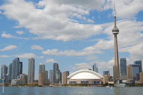 Plakat na papierze fotorealistycznym Panoramę Toronto