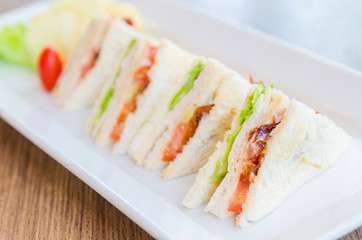 Wall Mural - Club sandwiches