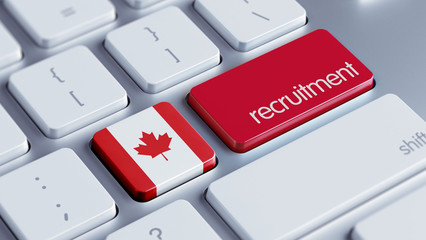 Wall Mural - Canada Recruitment Concept