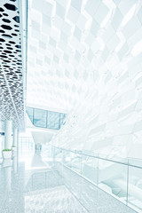 Canvas Print - corridor of modern building