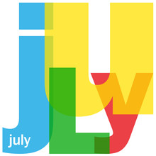 "JULY" (month Summer Calendar Date When Holidays Events Alerts)