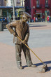 Street sweeper monument