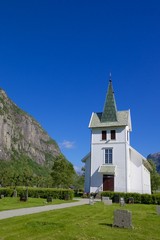 Wall Mural - Dirdal Kirke Vertical 02