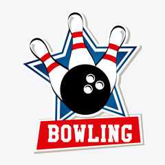 Sticker - Bowling design