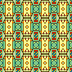 Wall Mural - Seamless arab pattern