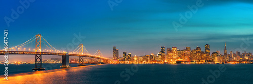 Obraz na płótnie canvas Panoramę San Francisco