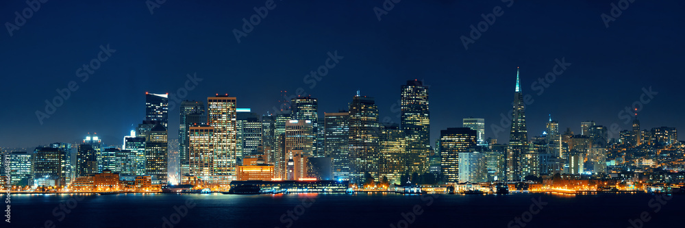 San Francisco skyline - obrazy, fototapety, plakaty 