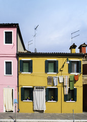 Wall Mural - Multicolored houses in Venice