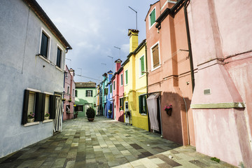 Wall Mural - Multicolored houses in Venice