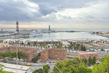 Wall Mural - barcelona port